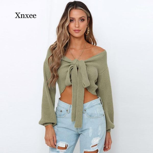 women 's fashion solid color off shoulder crop sweater women cardigans computer knitted comfortable stretch fabric v-neck casual1, White
women 's fashion solid color off shoulder crop sweater women cardigans computer knitted comfortable stretch fabric v-neck casual1, White