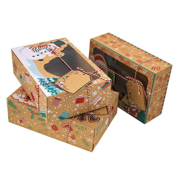 12pcs/pack christmas cookie boxes bakery gift boxes european kraft paper box kraft paper large xmas candy box 2021 navidad
12pcs/pack christmas cookie boxes bakery gift boxes european kraft paper box kraft paper large xmas candy box 2021 navidad