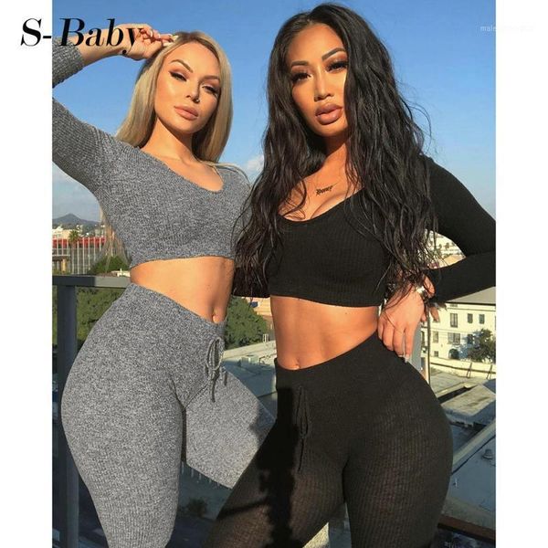 women's tracksuits women solid color autumn long sleeve crop high waist elastic skinny legging two pieces set female fashion outfit#y31, Gray
women's tracksuits women solid color autumn long sleeve crop high waist elastic skinny legging two pieces set female fashion outfit#y31, Gray