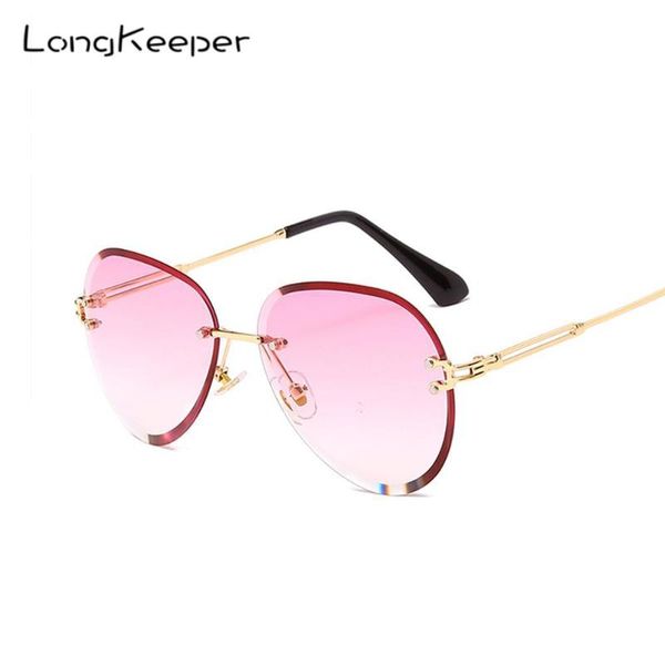 rimless sunglasses women brand designer sun glasses gradient shades ladies frameless metal eyeglasses uv400 zonnebril dames, White;black
rimless sunglasses women brand designer sun glasses gradient shades ladies frameless metal eyeglasses uv400 zonnebril dames, White;black