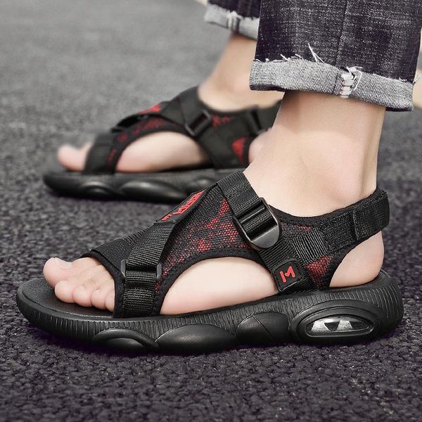 summer sandals new 2020 men's beach shoes youth korean version trend sandals men's soft bottom casual shoes open toe1, Black
summer sandals new 2020 men's beach shoes youth korean version trend sandals men's soft bottom casual shoes open toe1, Black