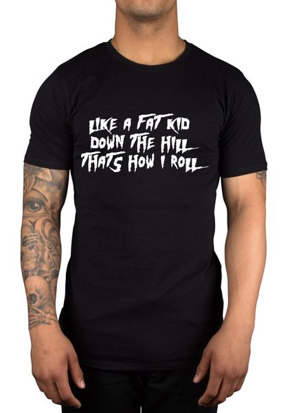 like a fat kid down a hill thats how i roll t-shirt gift idea xmas gamer geek sport hooded sweatshirt hoodie