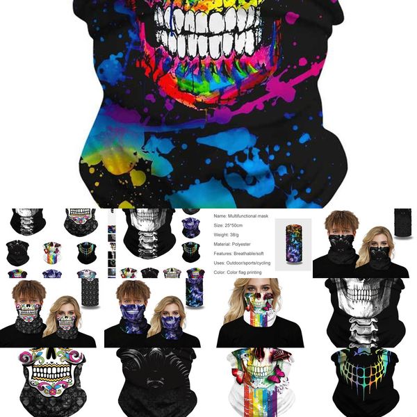 2021 new skull digital printing outdoor face mask sports mountaineering insect proof sunshade beanie magic ompn3, Black
2021 new skull digital printing outdoor face mask sports mountaineering insect proof sunshade beanie magic ompn3, Black