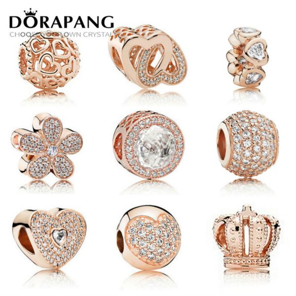 2021 new 100% 925 sterling silver rose gold clear cz pan charm bead collocation bracelet diy for jewelry factory wholesale, Black
2021 new 100% 925 sterling silver rose gold clear cz pan charm bead collocation bracelet diy for jewelry factory wholesale, Black