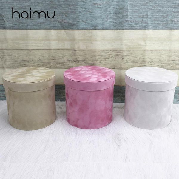 gift wrap 3 piece set round velvet box decor packaging flower bouquet valentine's day gifts florist packing boxes1
gift wrap 3 piece set round velvet box decor packaging flower bouquet valentine's day gifts florist packing boxes1
