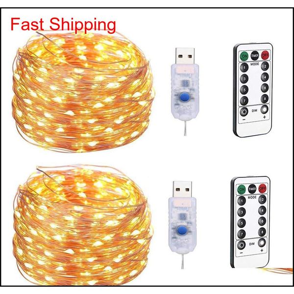 led string lights usb plug-in fairy lights with remote, 200 led copper wire lights, 8 modes dimmable firefly twinkl qyltdy nana_shop, Silver 
led string lights usb plug-in fairy lights with remote, 200 led copper wire lights, 8 modes dimmable firefly twinkl qyltdy nana_shop, Silver