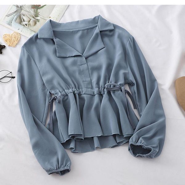 spring long sleeve blouse for women turn down collar waist lace up solid blusas slim pleated shirt autumn women shirt1, White
spring long sleeve blouse for women turn down collar waist lace up solid blusas slim pleated shirt autumn women shirt1, White