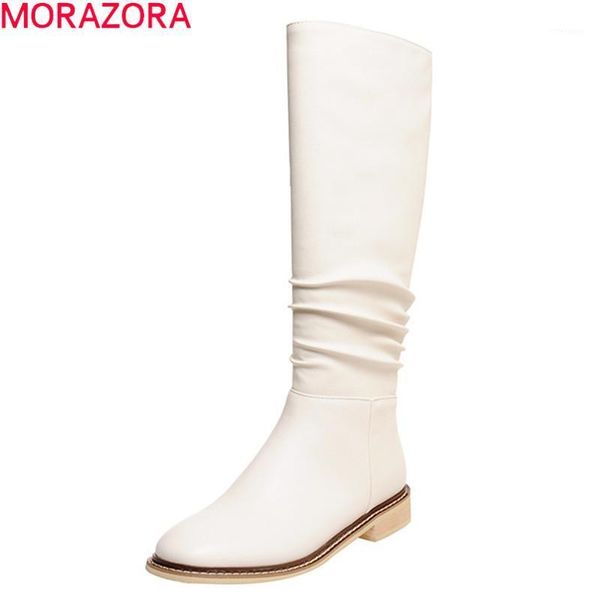 boots morazora 2021 arrival women genuine leather low heel square toe autumn winter knee high black rice white1
boots morazora 2021 arrival women genuine leather low heel square toe autumn winter knee high black rice white1