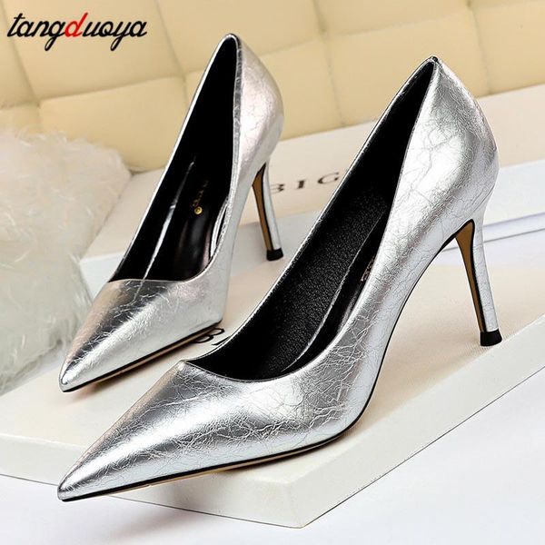 dress shoes 2021 summer luxury women 8cm high heels banquet pumps stiletto gold silver heel plus size wedding zapatos de mujer, Black
dress shoes 2021 summer luxury women 8cm high heels banquet pumps stiletto gold silver heel plus size wedding zapatos de mujer, Black