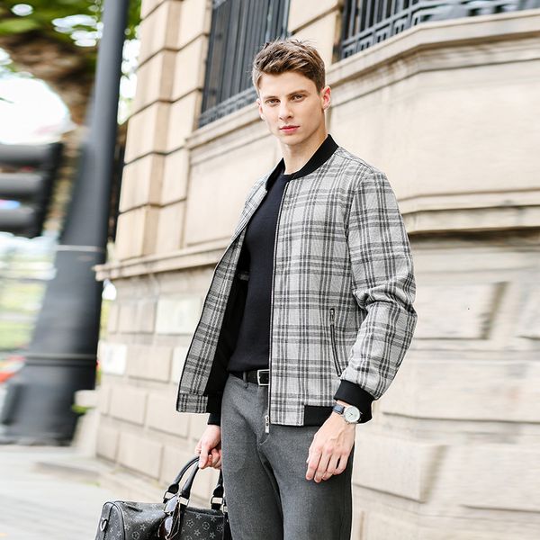 baseball jacket autumn korean edition thin young middle-aged windproof leisure lattice slim fit men's coat spring and, Black;brown
baseball jacket autumn korean edition thin young middle-aged windproof leisure lattice slim fit men's coat spring and, Black;brown