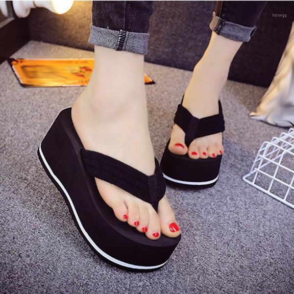 new women's fashion sandwich toe wedges thick bottom slippers beach shoes flip flops summer women shoes 20201, Black
new women's fashion sandwich toe wedges thick bottom slippers beach shoes flip flops summer women shoes 20201, Black