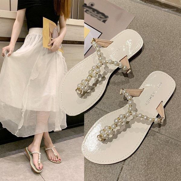 fashion pearls flip-flops women's slides sandals non-slip beach slippers for vacation1, Black
fashion pearls flip-flops women's slides sandals non-slip beach slippers for vacation1, Black