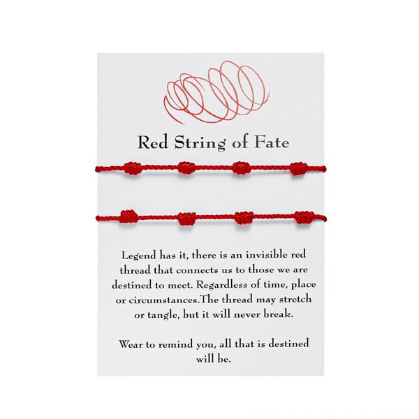 selling new 2 pack 7 knot red rope bracelet lucky friendship woven adjustable paper card bracelet tzlhc, Golden;silver
selling new 2 pack 7 knot red rope bracelet lucky friendship woven adjustable paper card bracelet tzlhc, Golden;silver