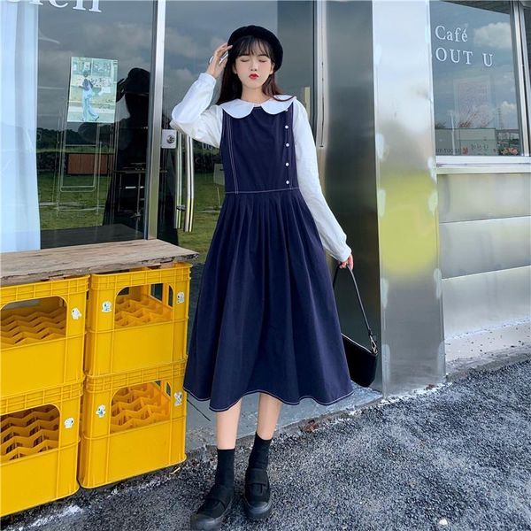 2021 new japanese soft sleeveless long autumn new gothic lolita dress japan style kawaii clothes dresses for women party w5lx, Black;gray
2021 new japanese soft sleeveless long autumn new gothic lolita dress japan style kawaii clothes dresses for women party w5lx, Black;gray