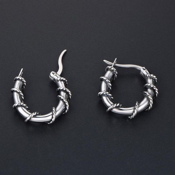 personality charm stainless steel rattan earrings men women fashion korean style simple girls earrings jewelry, Golden;silver
personality charm stainless steel rattan earrings men women fashion korean style simple girls earrings jewelry, Golden;silver
