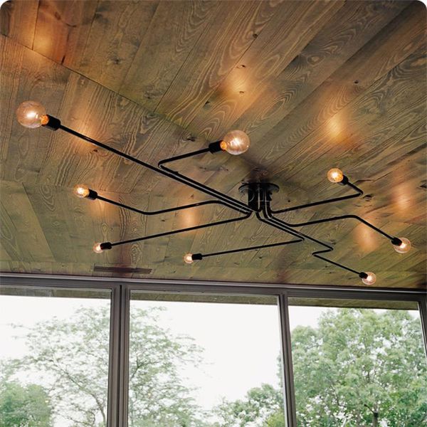 nordic pipe wrought iron 4 heads 6 heads 8 ceiling light retro industrial loft living room lustre lamp iron lamp
nordic pipe wrought iron 4 heads 6 heads 8 ceiling light retro industrial loft living room lustre lamp iron lamp
