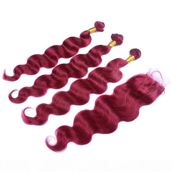 new arrival malaysian virgin red human hair weaves 3bundles with closure body wave pure red lace front closure 4x4 with wefts 4pcs lot, Black
new arrival malaysian virgin red human hair weaves 3bundles with closure body wave pure red lace front closure 4x4 with wefts 4pcs lot, Black