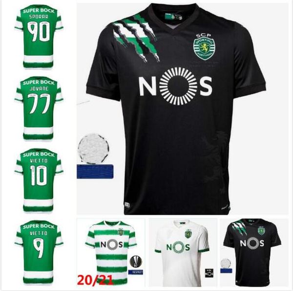 20 21 sporting cp soccer jerseys phellype 2020 2021 sporting lisbon vietto football shirt coates acuna sporar jovane men kids kit uniform, Black;yellow
20 21 sporting cp soccer jerseys phellype 2020 2021 sporting lisbon vietto football shirt coates acuna sporar jovane men kids kit uniform, Black;yellow