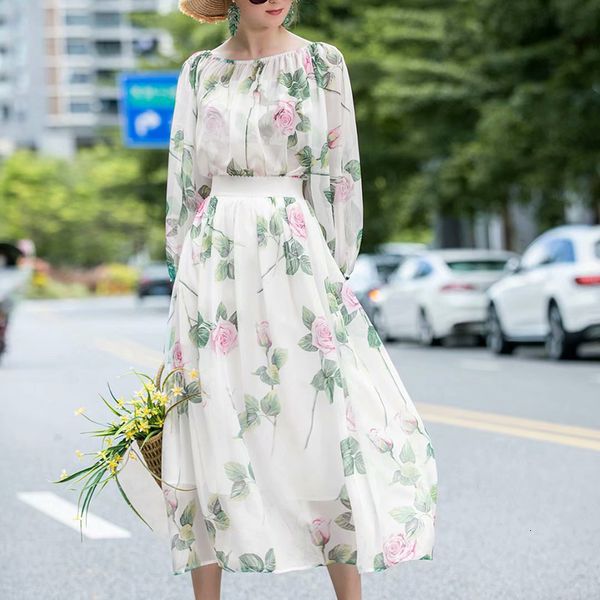 summer 2021 new retro printing long sleeve thin female temperament half skirt chiffon set of two pieces vmm7, White
summer 2021 new retro printing long sleeve thin female temperament half skirt chiffon set of two pieces vmm7, White