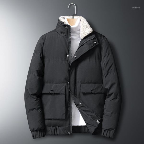men's winter down jacket men 2020 new zipper casual snug coat windbreaker hooded warm parka puffer jackets for men style1, Black
men's winter down jacket men 2020 new zipper casual snug coat windbreaker hooded warm parka puffer jackets for men style1, Black