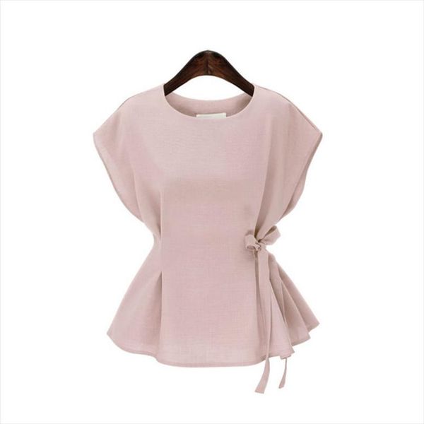plus size summer vintage sleeveless women blouses solid peplum elegant side lace up shirt women blusas feminina, White
plus size summer vintage sleeveless women blouses solid peplum elegant side lace up shirt women blusas feminina, White