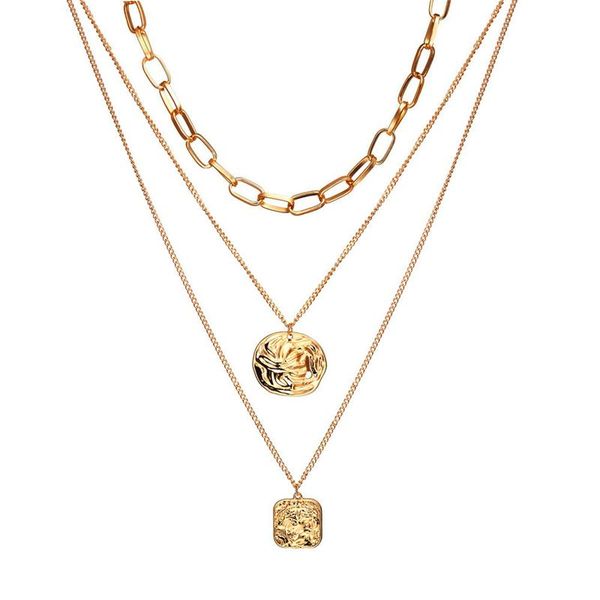 pendant necklaces bacolod long chain multi-layer gold color necklace for women 2021 vintage geometric party outdoor jewelry, Silver
pendant necklaces bacolod long chain multi-layer gold color necklace for women 2021 vintage geometric party outdoor jewelry, Silver