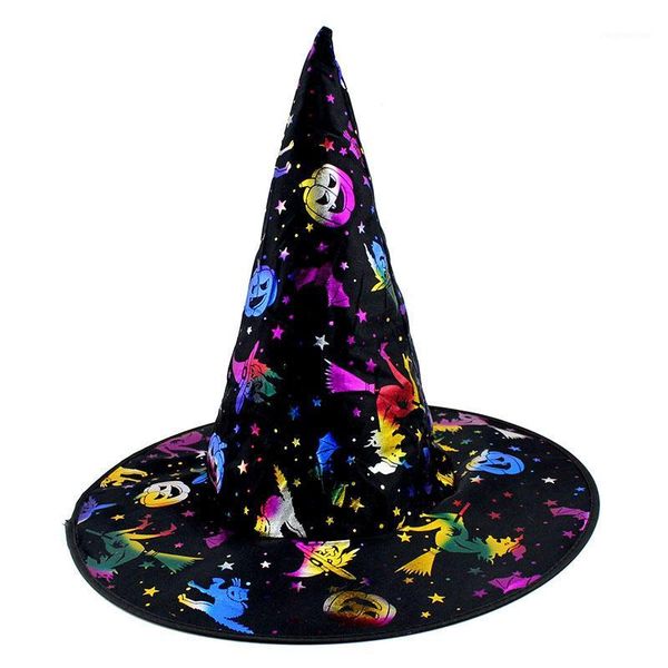 christmas decorations children's day halloween masquerade costume gorgeous wizard cap performance props1
christmas decorations children's day halloween masquerade costume gorgeous wizard cap performance props1