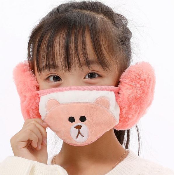 factory 2 in 1 face mask cartoon bear cover plush ear protective thick warm kids mouth masks winter mouth-muffle earflap p21l1
factory 2 in 1 face mask cartoon bear cover plush ear protective thick warm kids mouth masks winter mouth-muffle earflap p21l1