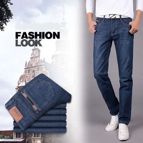 2019 new men's and jeans fashion casual straight large korean men's long jeans yx8fl, Blue
2019 new men's and jeans fashion casual straight large korean men's long jeans yx8fl, Blue