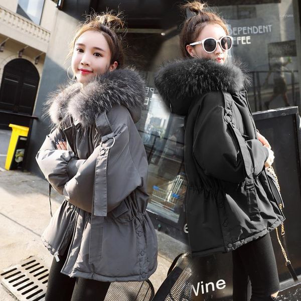 womens winter jackets and coats thicken warm big fur collar hooded jacket plus size female wadded outwear long parkas1, Black
womens winter jackets and coats thicken warm big fur collar hooded jacket plus size female wadded outwear long parkas1, Black