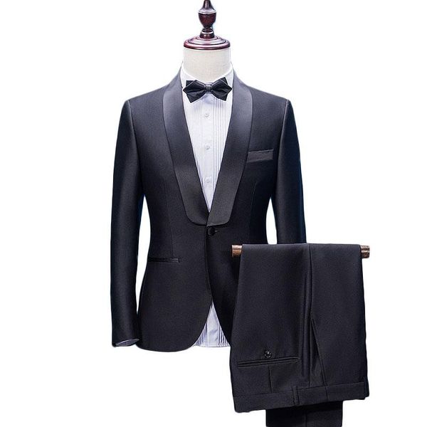men's suits & blazers arrival shawl lapel 2 pieces black groom tuxedos wedding for men (jacket+pants+bowtie) groomsman formal, White;black
men's suits & blazers arrival shawl lapel 2 pieces black groom tuxedos wedding for men (jacket+pants+bowtie) groomsman formal, White;black