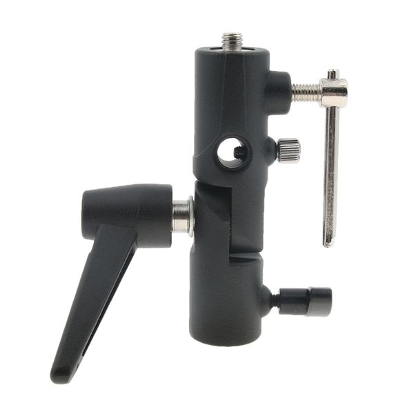 h-type swivel tilt metal umbrella softbox holder flash bracket adapter 180° adjustable for 1/4'' 3/8'' lamp light st
h-type swivel tilt metal umbrella softbox holder flash bracket adapter 180° adjustable for 1/4'' 3/8'' lamp light st