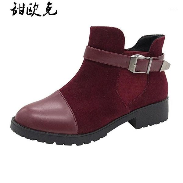 new women ankle boots 2021 fashion autumn stitching low heels female shoe ladies casual daily boots footwear plus size 431, Black
new women ankle boots 2021 fashion autumn stitching low heels female shoe ladies casual daily boots footwear plus size 431, Black