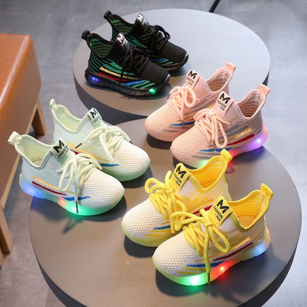 children casual for kids baby girls boys bling led light luminous sport sneakers shoes zapatillas de deporte, Black;red
children casual for kids baby girls boys bling led light luminous sport sneakers shoes zapatillas de deporte, Black;red