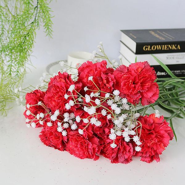 decorative flowers & wreaths artificial silk fake carnations floral wedding bouquet bridal hydrangea natural lifelike beautiful plant
decorative flowers & wreaths artificial silk fake carnations floral wedding bouquet bridal hydrangea natural lifelike beautiful plant