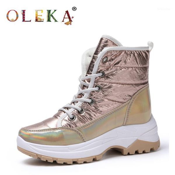 oleka warm winter winter boots women platform metal decoration round toe boots fashion style snow warm faux wool new1, Black
oleka warm winter winter boots women platform metal decoration round toe boots fashion style snow warm faux wool new1, Black