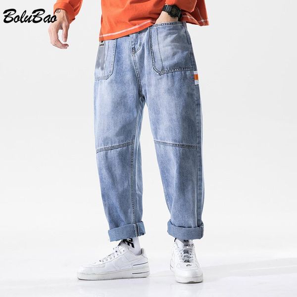 bolubao brand men fashion jeans men's personality trendy wild casual jeans high street harajuku straight male, Blue
bolubao brand men fashion jeans men's personality trendy wild casual jeans high street harajuku straight male, Blue