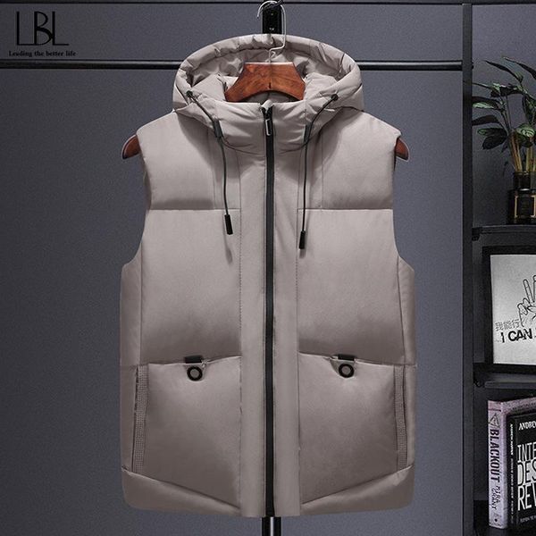 men's vests hooded men winter outwear sleeveless jacket thickening mens vest warm autumn solid waistcoat casual windbreaker, Black;white
men's vests hooded men winter outwear sleeveless jacket thickening mens vest warm autumn solid waistcoat casual windbreaker, Black;white