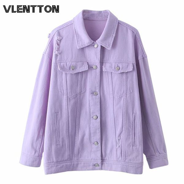 2020 spring autumn purple oversize denim jacket women solid hole casual loose jeans jackets coat female outwear veste femmex1016, Black;brown
2020 spring autumn purple oversize denim jacket women solid hole casual loose jeans jackets coat female outwear veste femmex1016, Black;brown