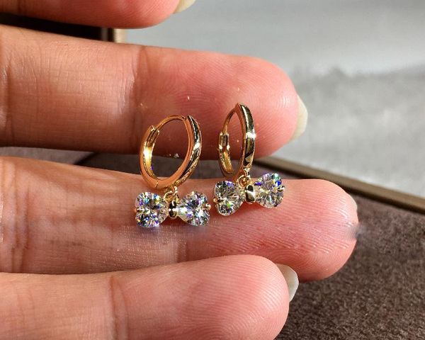 stud white zircon cute yellow gold color circles loops heart cz bow charms drop dangle earrings for women jewelry kids girls, Golden;silver
stud white zircon cute yellow gold color circles loops heart cz bow charms drop dangle earrings for women jewelry kids girls, Golden;silver