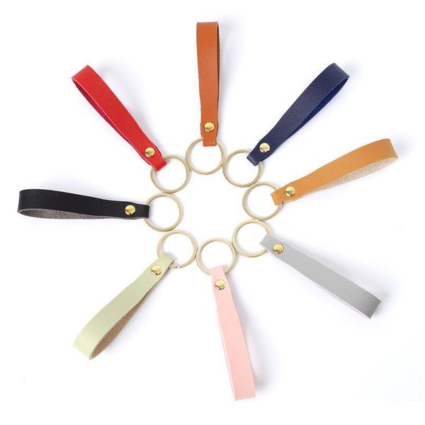 trendy sharp corner pu leather brass keychain pu brass wallet key chain simple circle waist car leather keychains k jllkxk
trendy sharp corner pu leather brass keychain pu brass wallet key chain simple circle waist car leather keychains k jllkxk