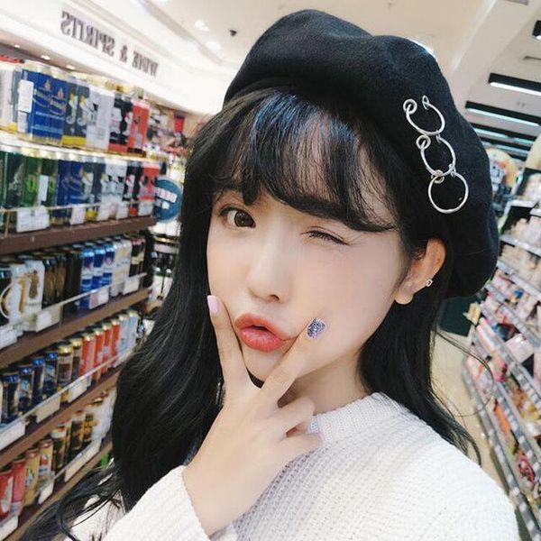 beanie/skull caps womens winter hat beret female wool cotton blend cap autumn 2021 brand woman hats black white gray, Blue;gray
beanie/skull caps womens winter hat beret female wool cotton blend cap autumn 2021 brand woman hats black white gray, Blue;gray