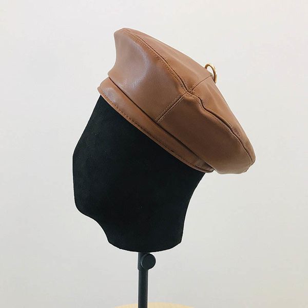 fibonacci fashion hat pu leather beret hat women 8 panels cap female french berets ladies solid green painter hat 201019, Blue;gray
fibonacci fashion hat pu leather beret hat women 8 panels cap female french berets ladies solid green painter hat 201019, Blue;gray