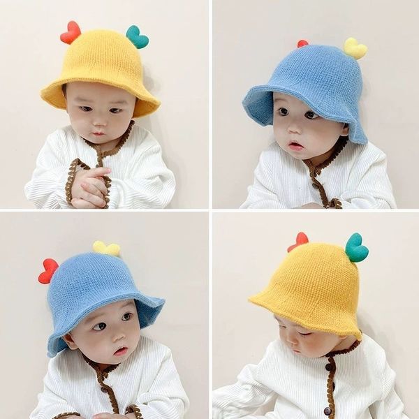 baby hat autumn and winter heart knitted fisherman hat girl candy color wool hat cute super cute childrens, Blue;gray
baby hat autumn and winter heart knitted fisherman hat girl candy color wool hat cute super cute childrens, Blue;gray