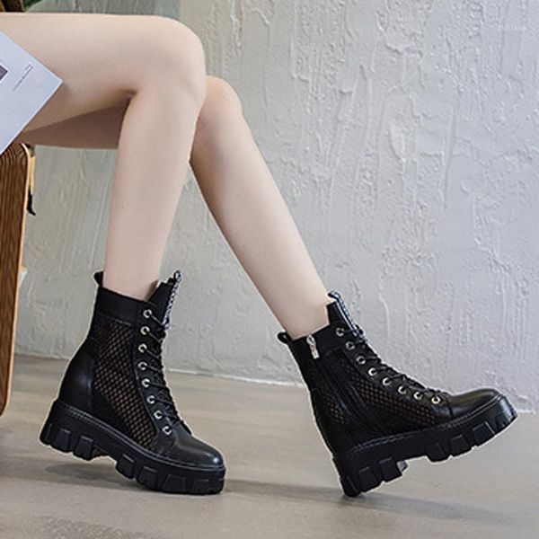 autumn new fashion woman boots hollow out leather thick bottom casual boots shoes1, Black
autumn new fashion woman boots hollow out leather thick bottom casual boots shoes1, Black
