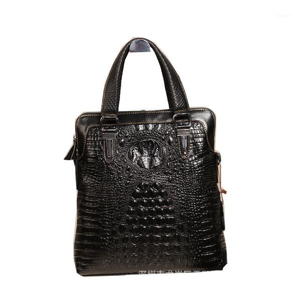 briefcases genuine leather men business casual briefcase crocodile pattern tote handbag fashion cowhide shoulder messenger bag real leather1
briefcases genuine leather men business casual briefcase crocodile pattern tote handbag fashion cowhide shoulder messenger bag real leather1