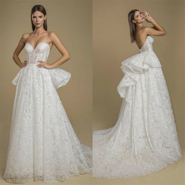 full lace wedding dresses sweetheart a line appliqued country bridal gowns tiered tulle custom made robes de mariée sweep train, White
full lace wedding dresses sweetheart a line appliqued country bridal gowns tiered tulle custom made robes de mariée sweep train, White