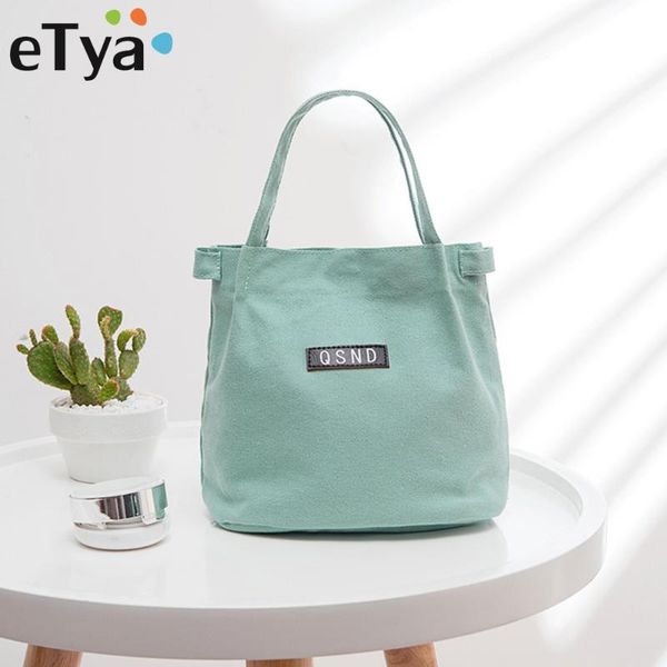 etya лето новые женские сумки на ремне сумки моды холст обед мешок обед box cosmetics хранения тотализатор