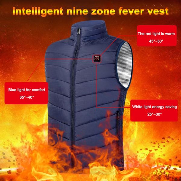 outdoor t-shirts smart heated vest waterproof usb charging electric waistcoat men for easy safety exercise accessories, Gray;blue
outdoor t-shirts smart heated vest waterproof usb charging electric waistcoat men for easy safety exercise accessories, Gray;blue