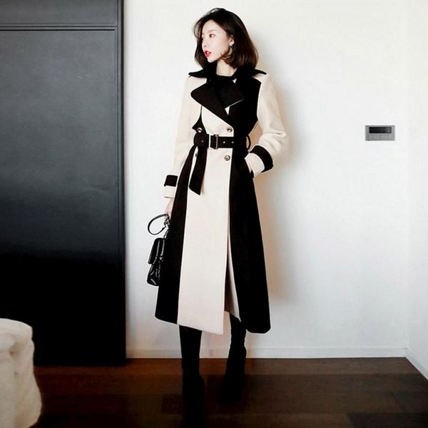 2020 woman wool coat winter jacket women slim cloth long cashmere coats cardigan jackets elegant blend, Tan;black
2020 woman wool coat winter jacket women slim cloth long cashmere coats cardigan jackets elegant blend, Tan;black
